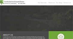 Desktop Screenshot of carolinaserviceslandscaping.com